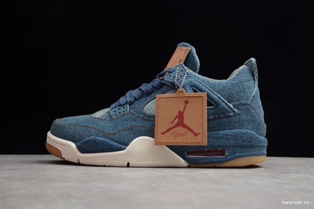 Denim x AO2571-401 Levi's Nike Air Jordan 4 0710
